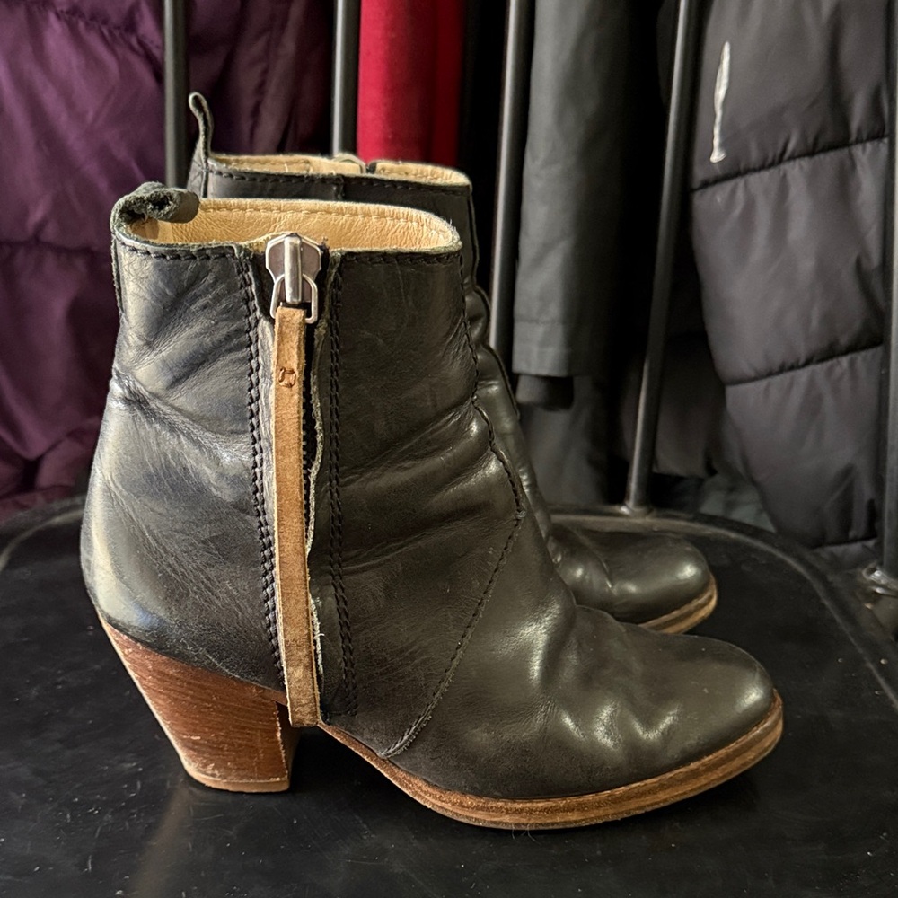 Acne Studios Pistol Black Leather Boots
